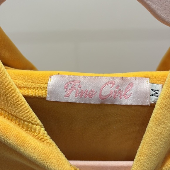 Fine Girl So 2000s Rhinestone Tracksuit (Jacket + Shorts) - Picture 4 of 8